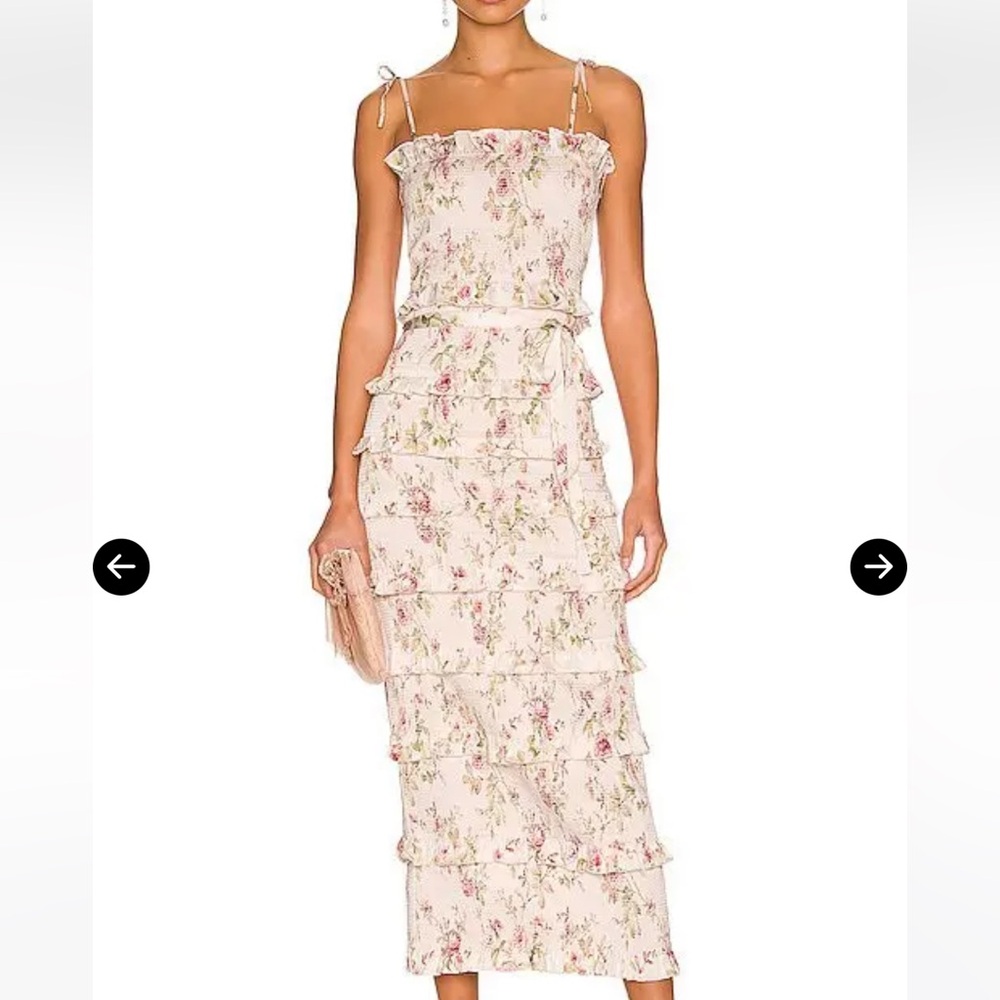 V. Chapman Lily Dress 2023 Tapestry Rose Print